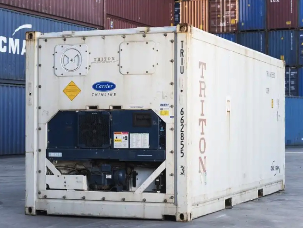 20ft refrigerated container with Carrier unit